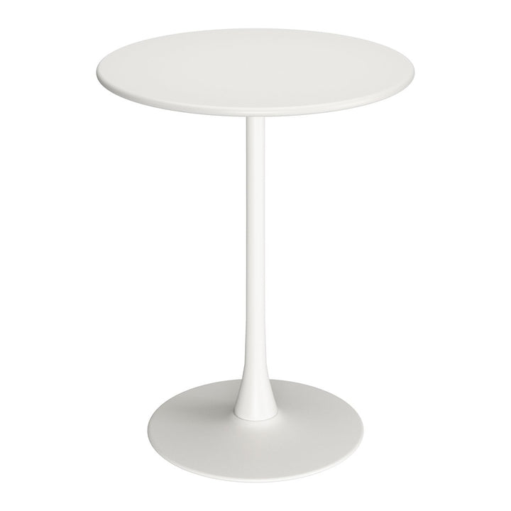 Soleil Bar Table White Aluminum Durable Outdoor Dining Furniture 42 Inch Image 2