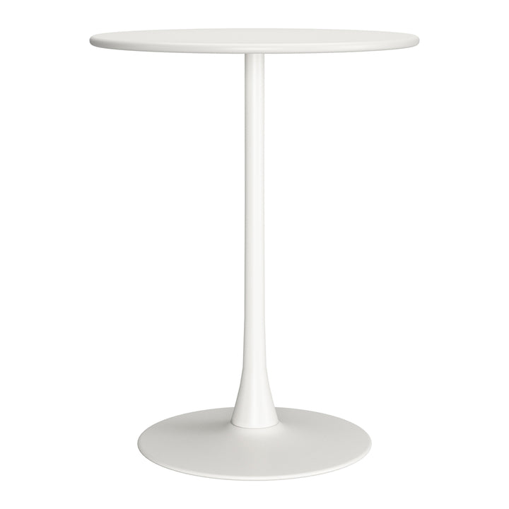 Soleil Bar Table White Aluminum Durable Outdoor Dining Furniture 42 Inch Image 3