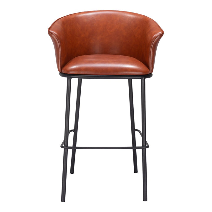 Garston Barstool Brown Image 3