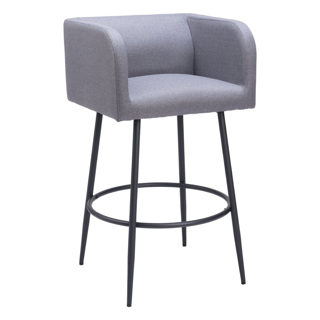 Horbat Barstool (Set of 2) Gray Image 1