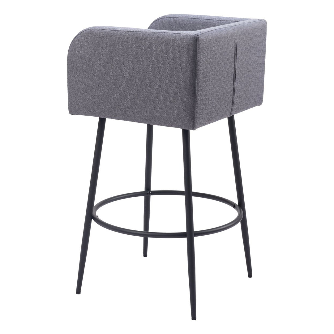 Horbat Barstool (Set of 2) Gray Image 5