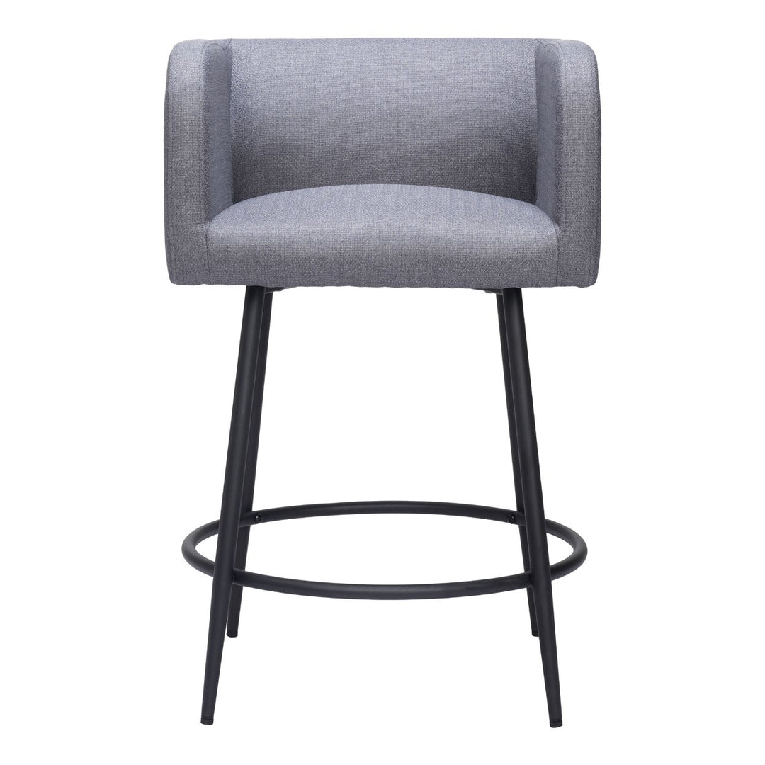 Horbat Counter Stool (Set of 2) Gray Image 3