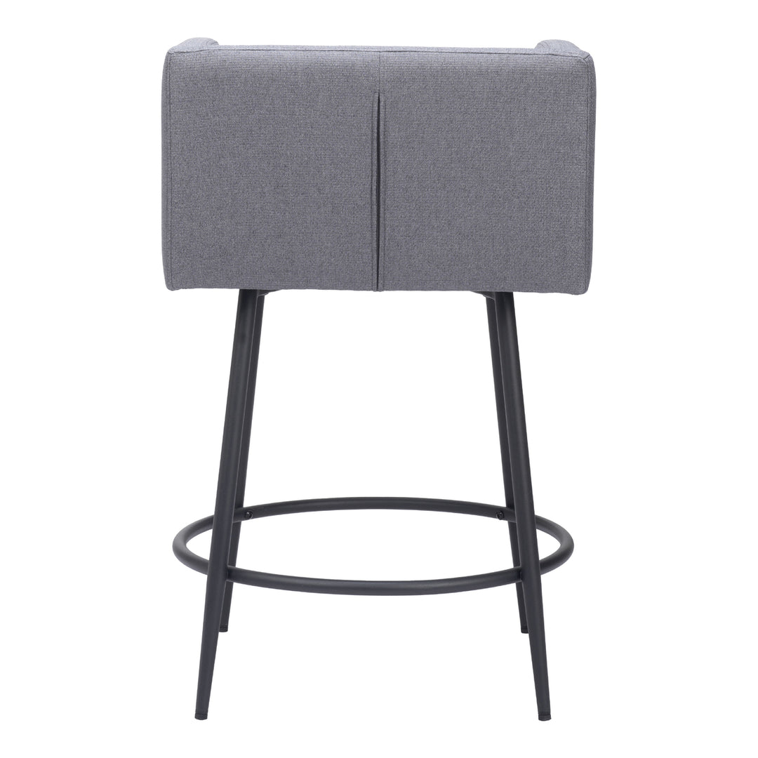 Horbat Counter Stool (Set of 2) Gray Image 4