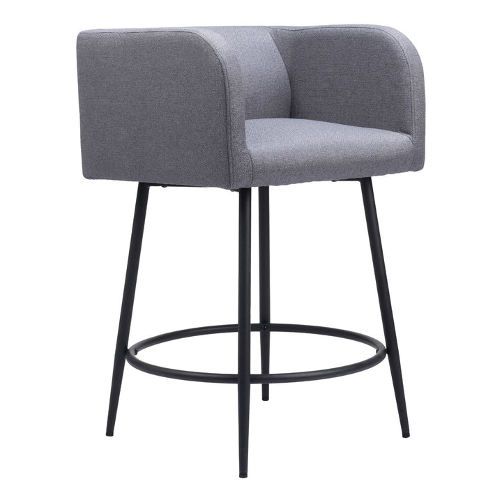 Horbat Counter Stool (Set of 2) Gray Image 6