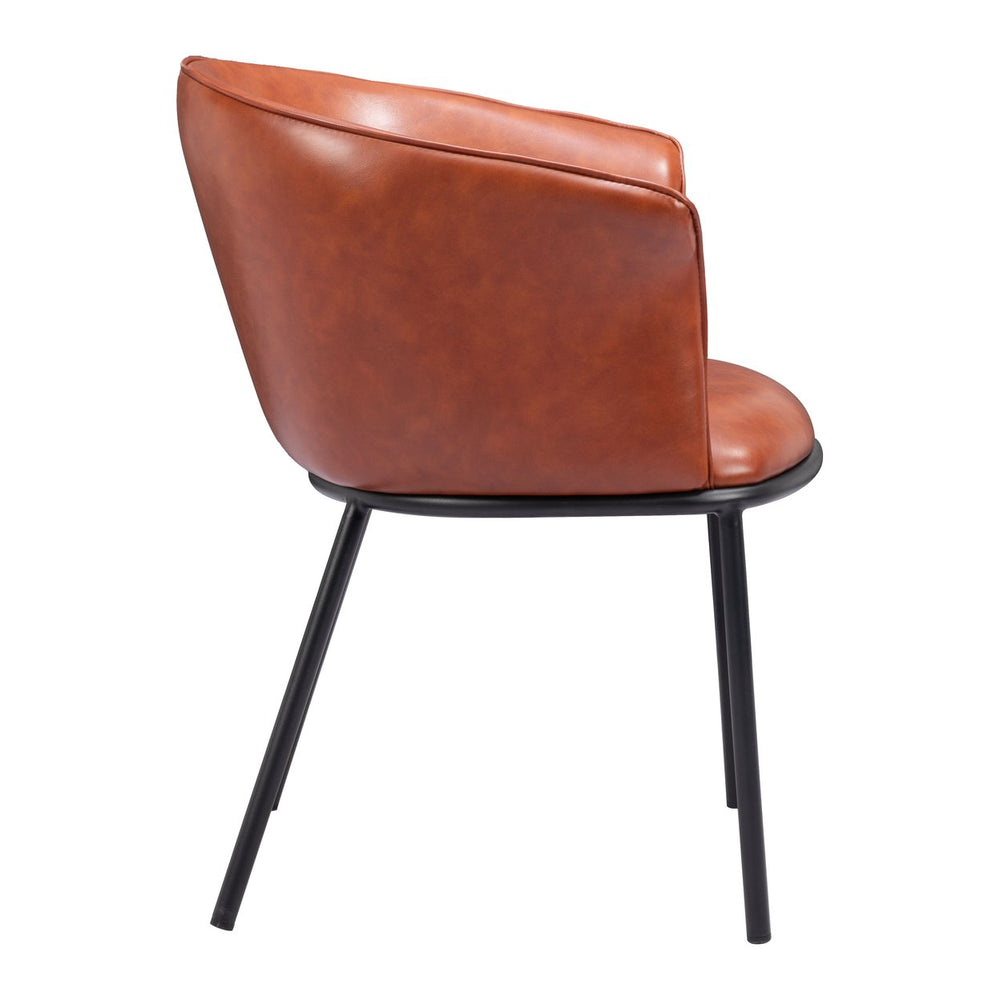 Garston Dining Chair Brown Image 2