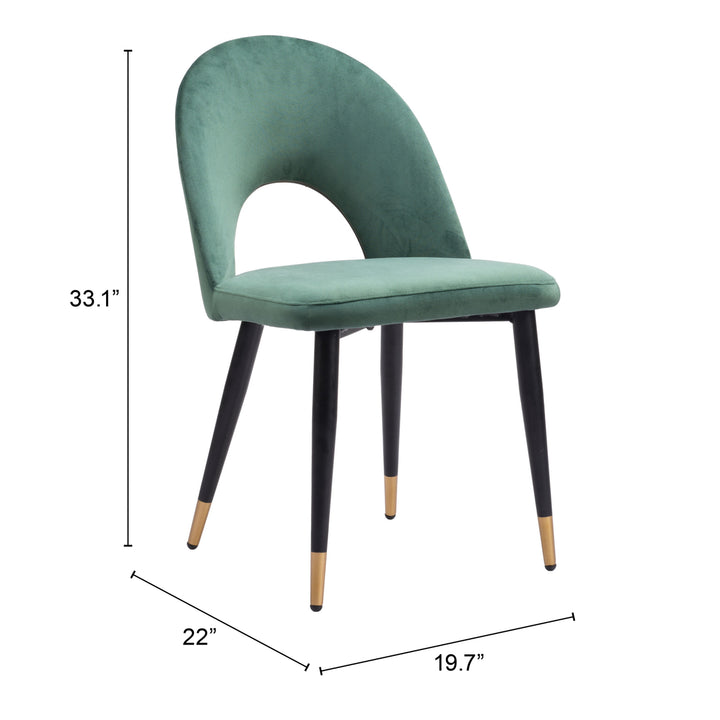 Menlo Dining Chair (Set of 2) Green Image 9