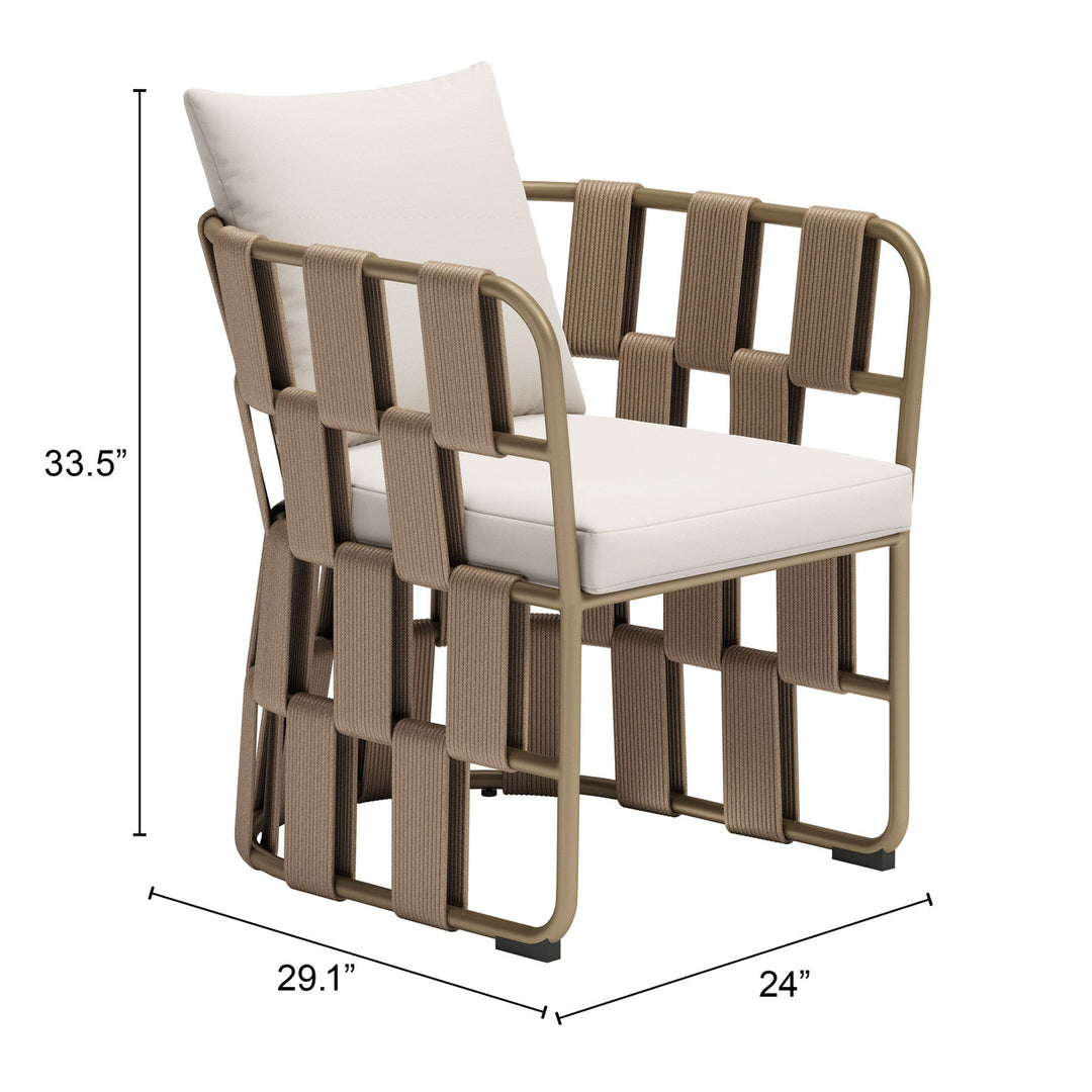 Quadrat Dining Chair White Image 11