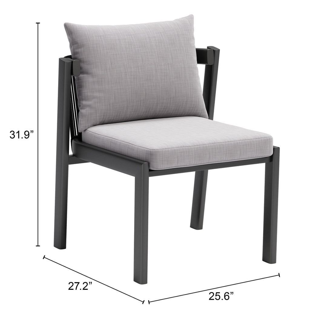 Horizon Dining Chair (Set of 2) Gray Image 11