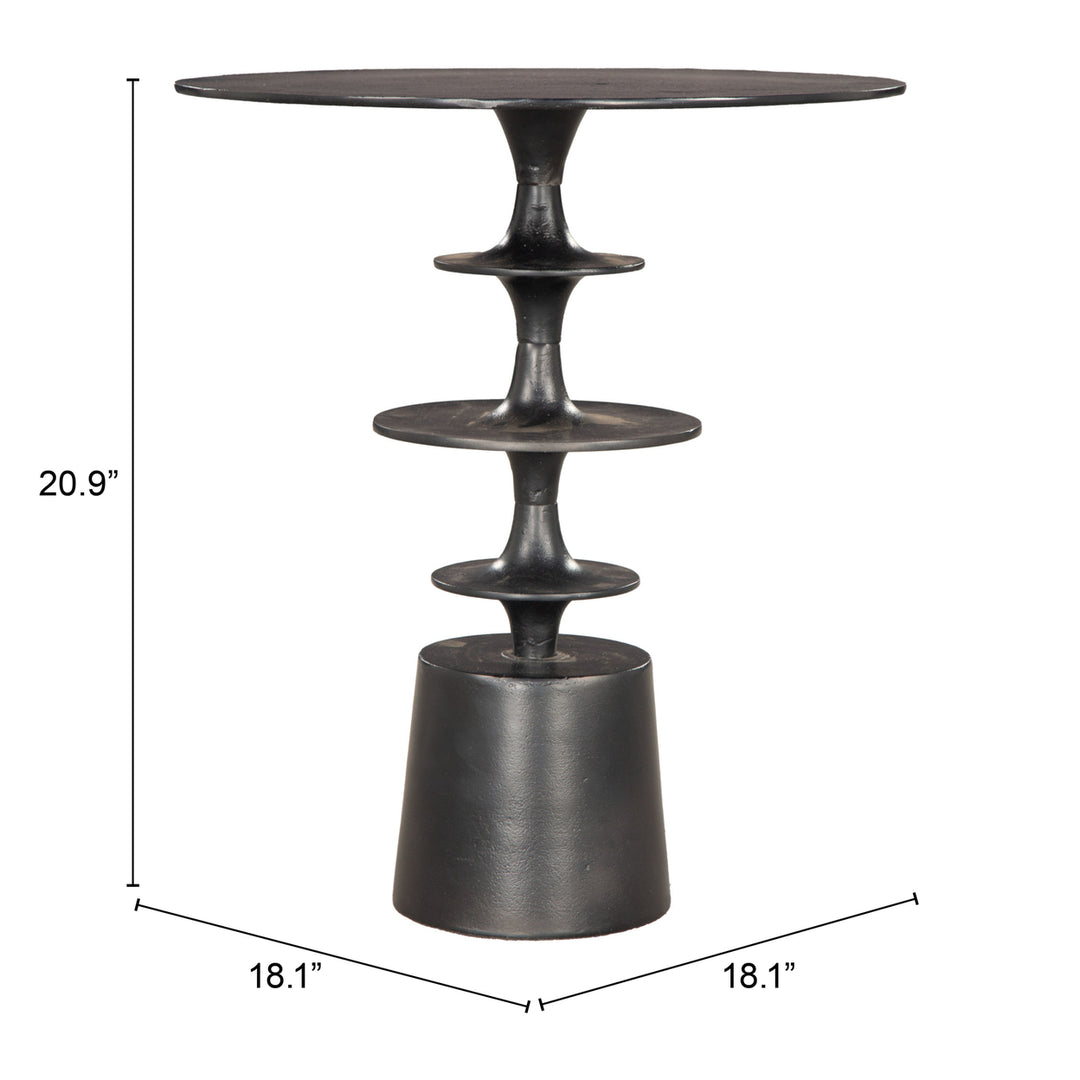 Renie Side Table Black Image 5