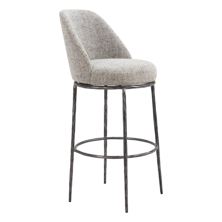 Nordhavn Swivel Barstool Gray Image 1