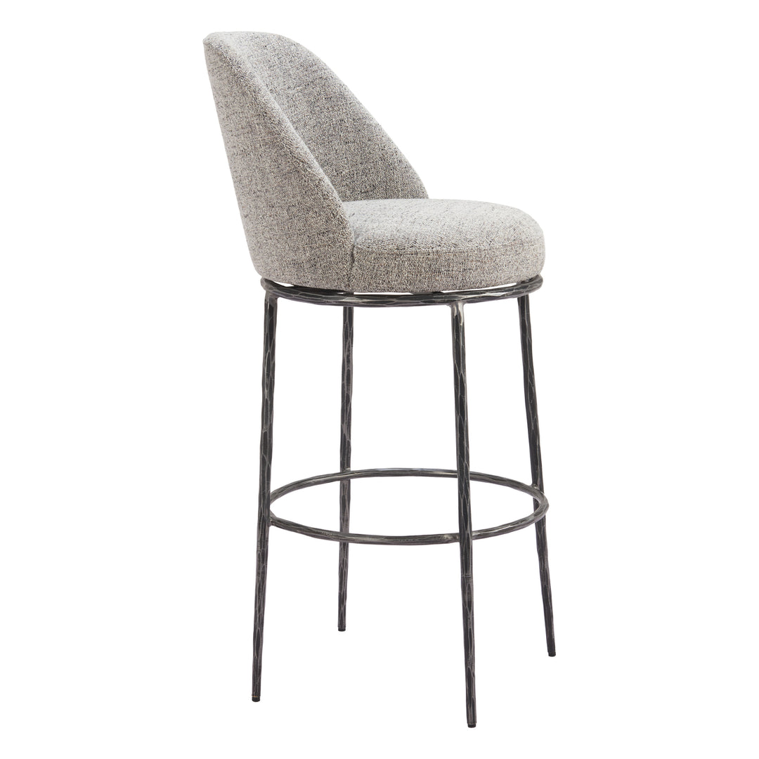 Nordhavn Swivel Barstool Gray Image 6