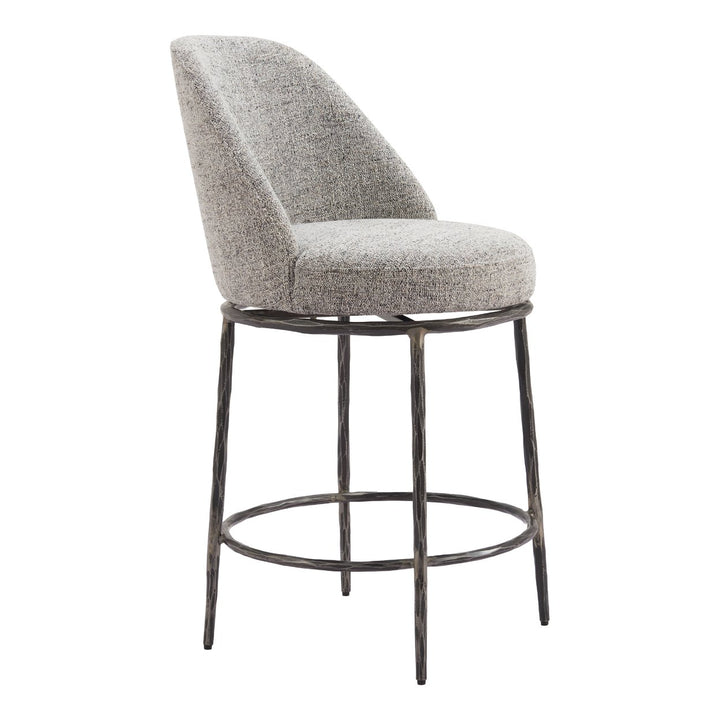 Nordhavn Swivel Counter Stool Gray Image 1