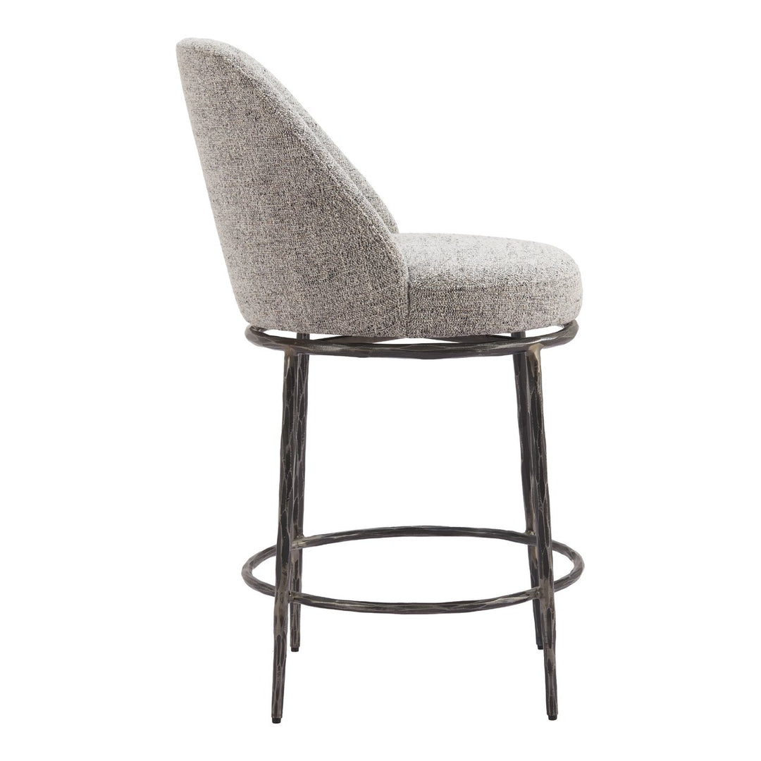 Nordhavn Swivel Counter Stool Gray Image 2