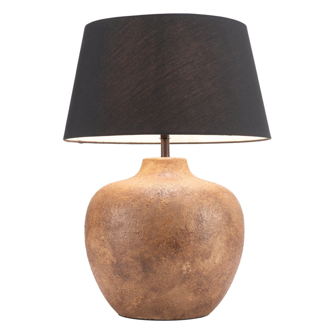 Basil Table Lamp Black Minimalist Design Warm Glow for Living Room Bedroom Image 1