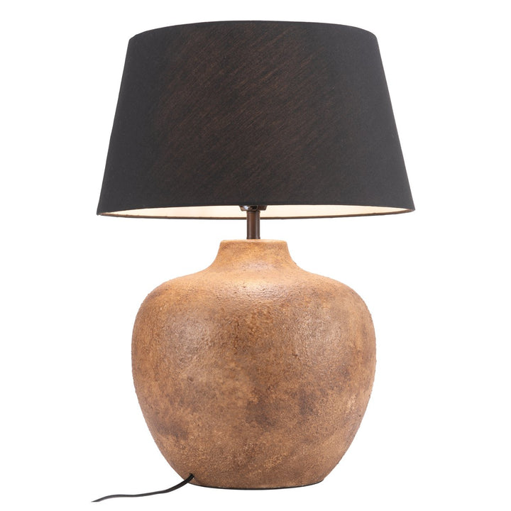 Basil Table Lamp Black Minimalist Design Warm Glow for Living Room Bedroom Image 2