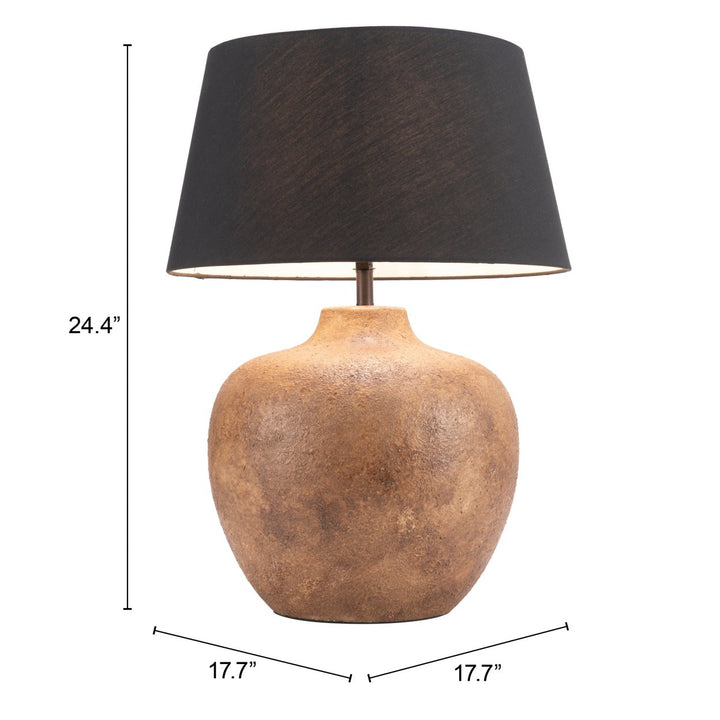 Basil Table Lamp Black Minimalist Design Warm Glow for Living Room Bedroom Image 5