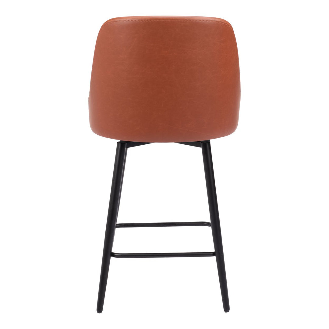 Keppel Swivel Counter Stool Brown Image 4