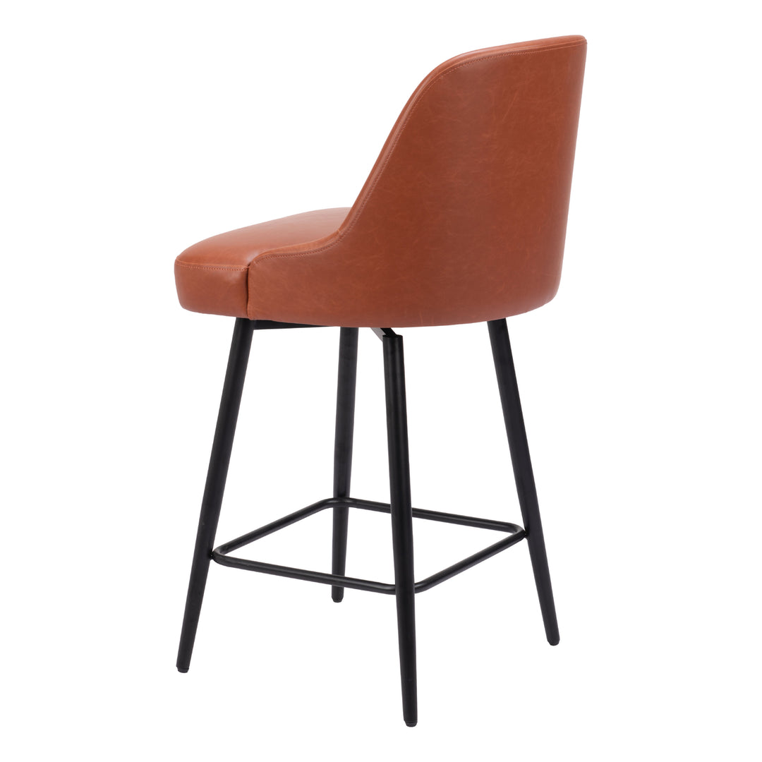 Keppel Swivel Counter Stool Brown Image 5