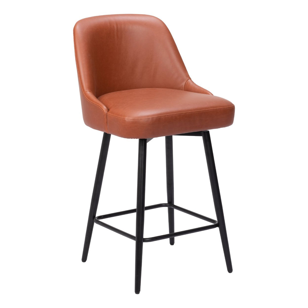 Keppel Swivel Counter Stool Brown Image 6