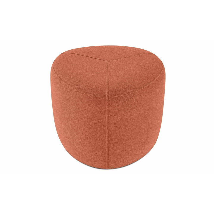 Moore Small Ottoman Linen Soft Upholstered Seating Footrest Modern Design Image 6