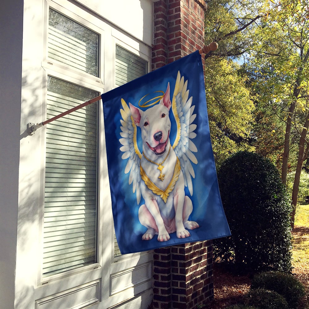 Bull Terrier My Angel House Flag Image 2