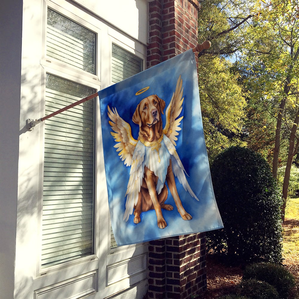 Chesapeake Bay Retriever My Angel House Flag Image 2