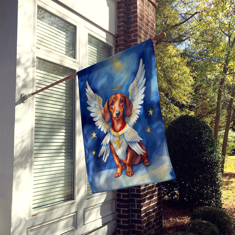 Dachshund My Angel House Flag Image 2