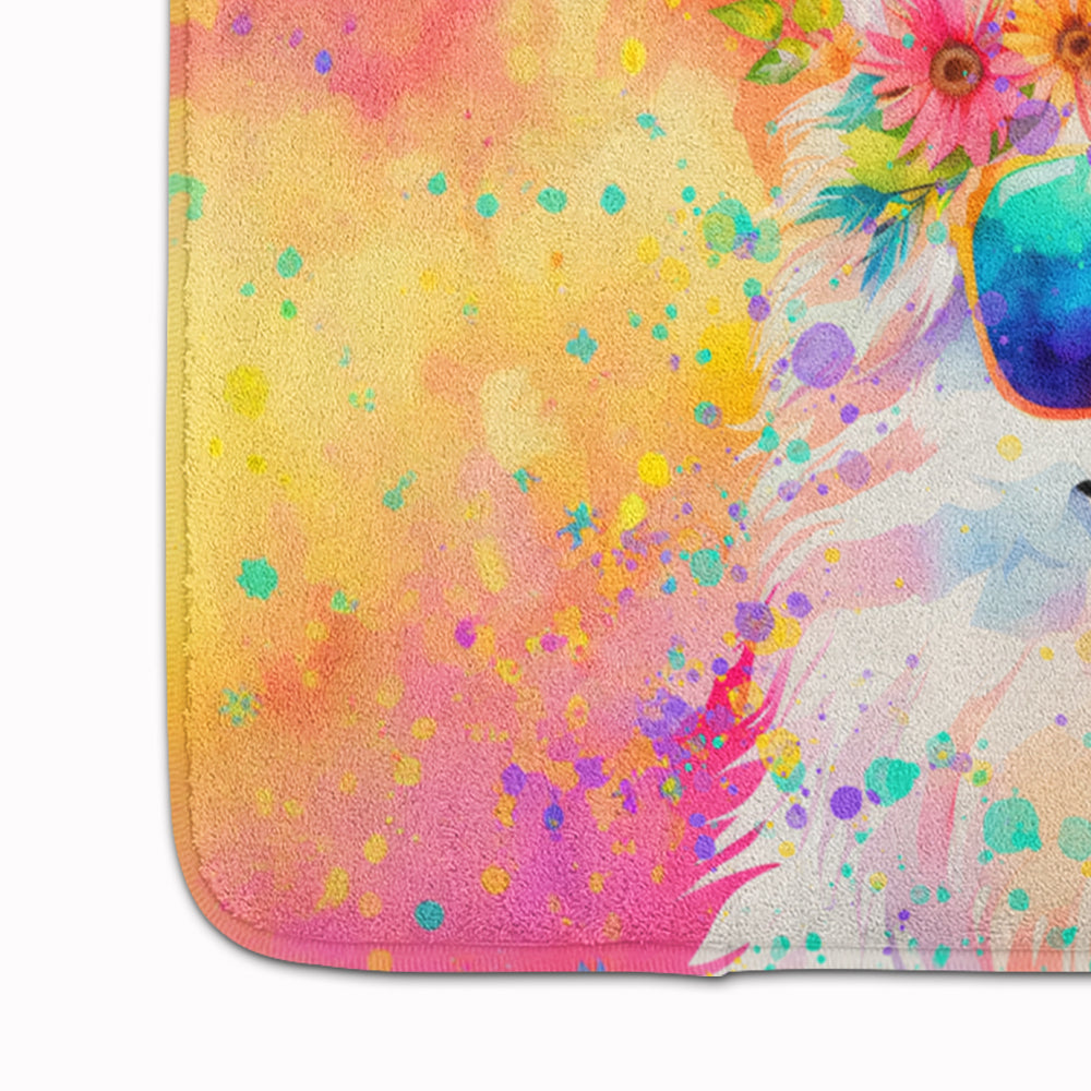 Samoyed Hippie Dawg Memory Foam Kitchen Mat Image 4