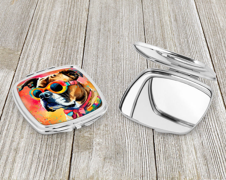 Boxer Hippie Dawg Compact Mirror Image 3