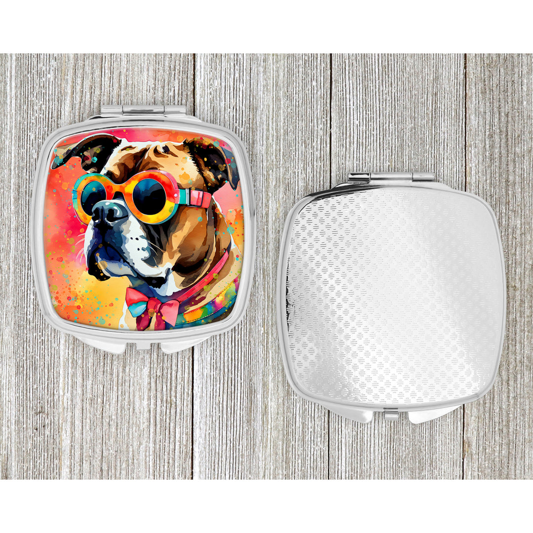 Boxer Hippie Dawg Compact Mirror Image 4