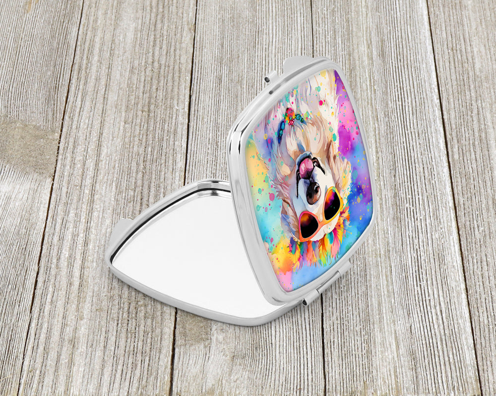 Great Pyrenees Hippie Dawg Compact Mirror Image 2