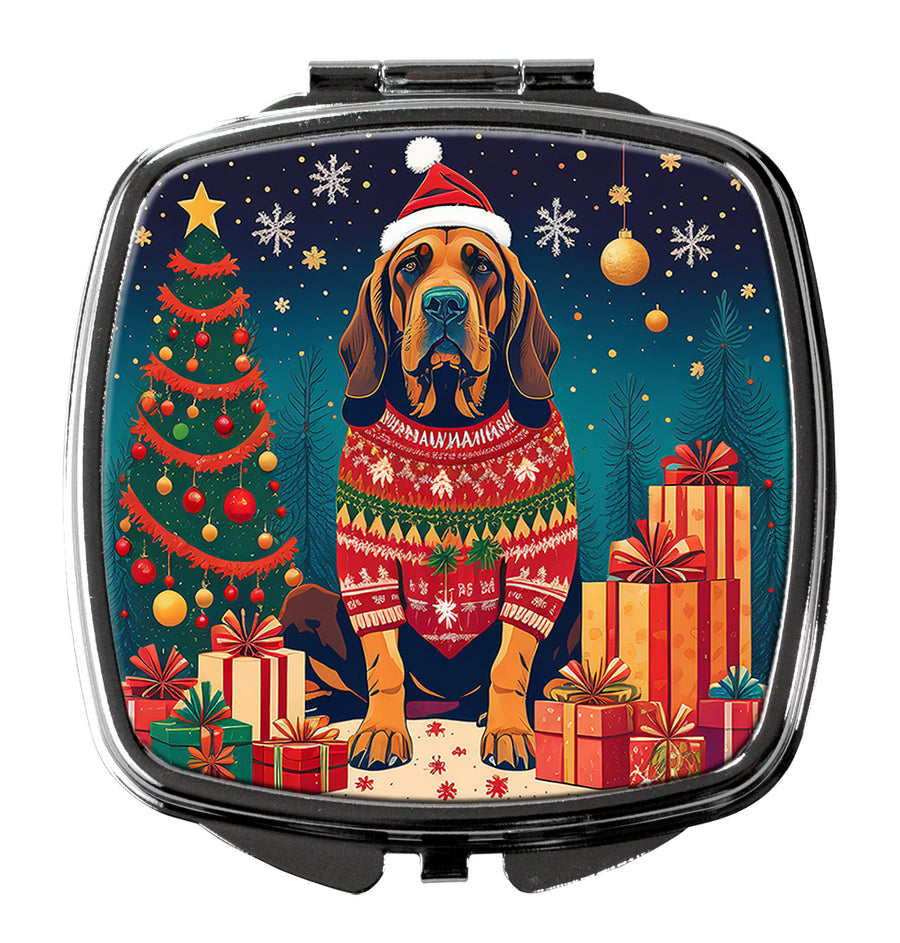 Bloodhound Christmas Compact Mirror Image 1