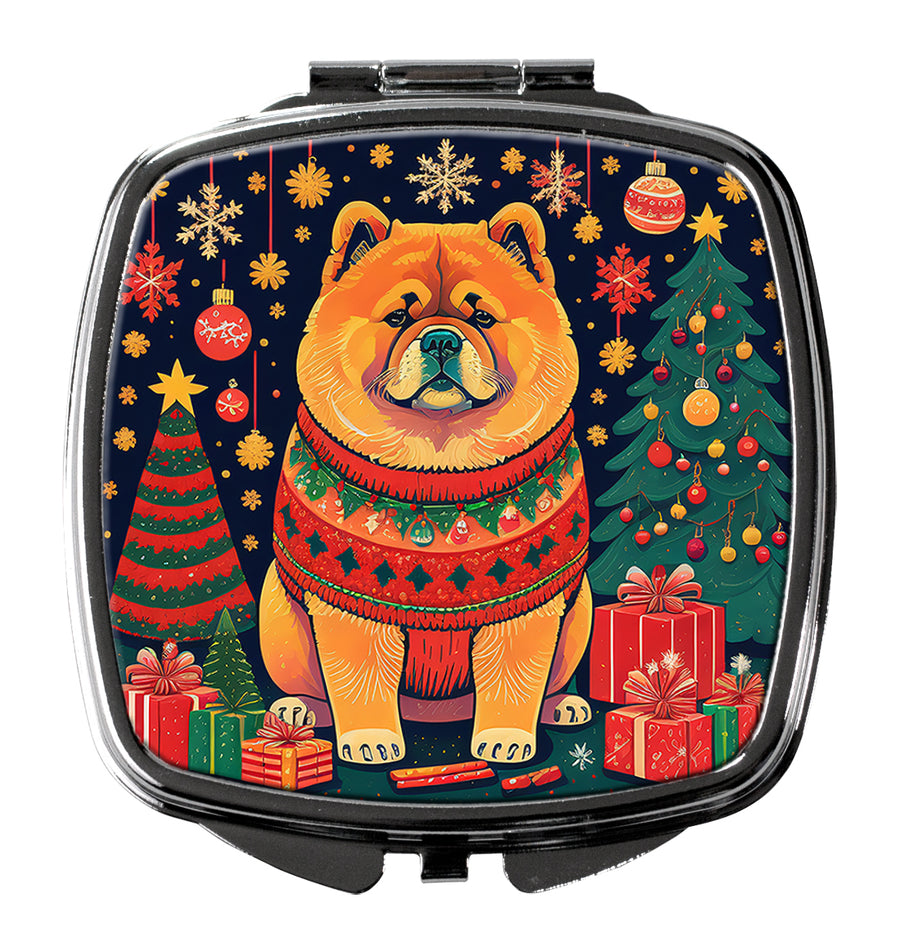 Chow Chow Christmas Compact Mirror Image 1