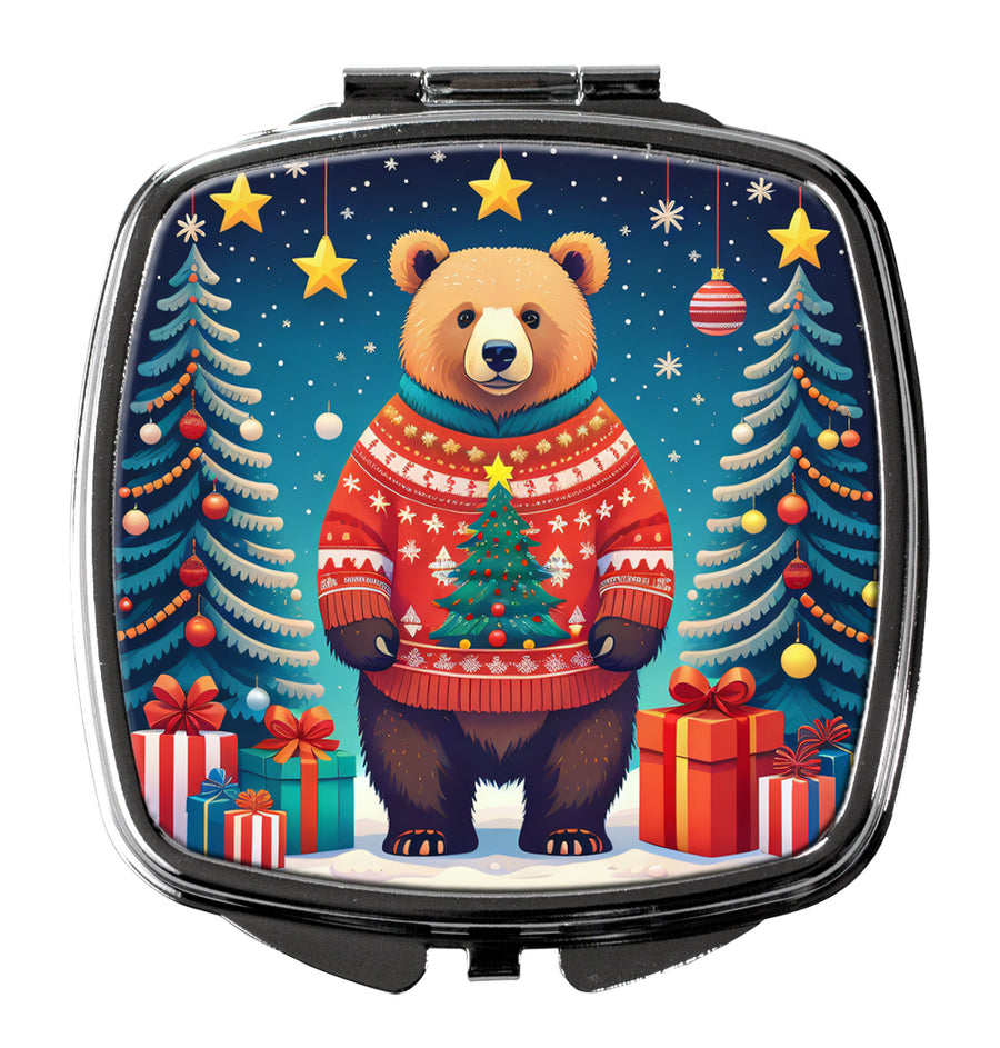Bear Christmas Compact Mirror Image 1