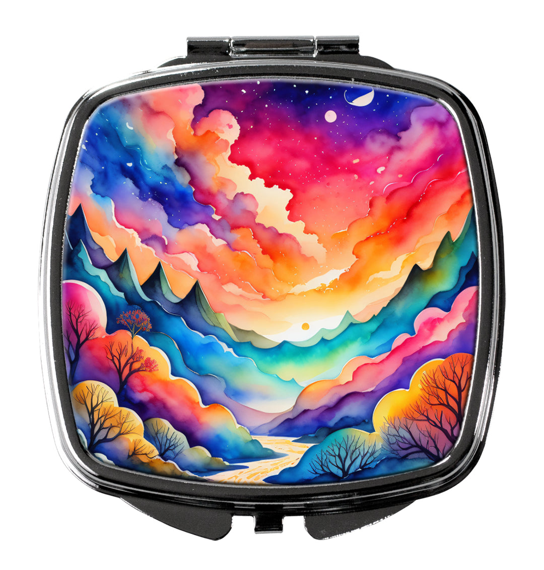 Colorful Amaranths Compact Mirror Image 1