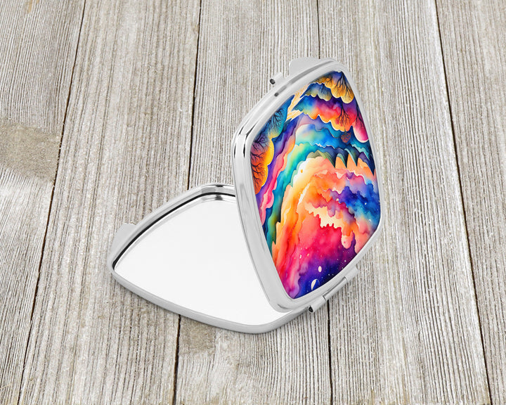 Colorful Amaranths Compact Mirror Image 2