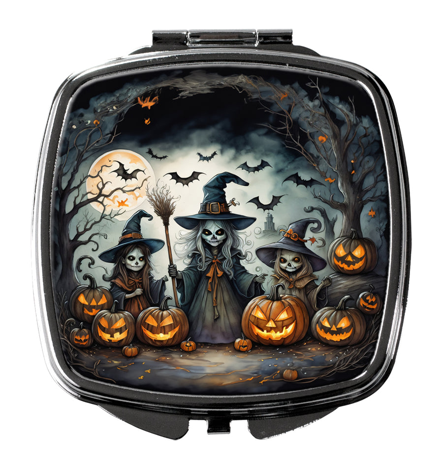 Witches Spooky Halloween Compact Mirror Image 1
