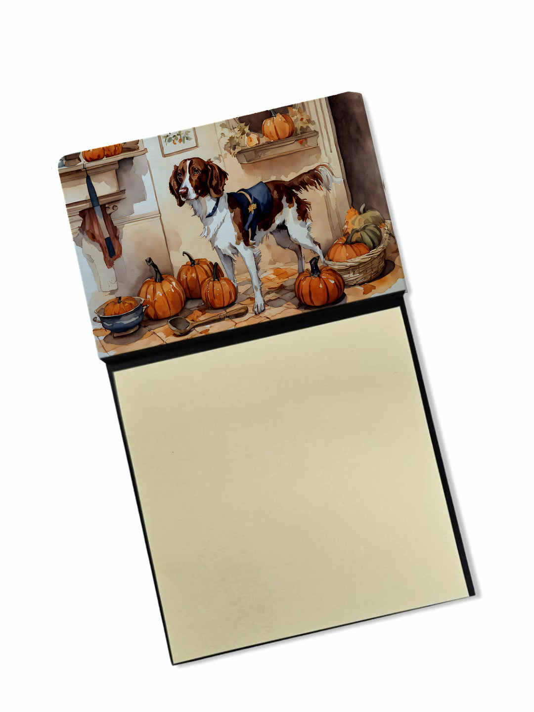 Brittany Fall Kitchen Pumpkins Sticky Note Holder Image 1