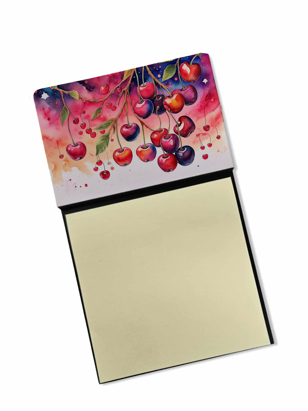 Colorful Cherries Sticky Note Holder Image 1
