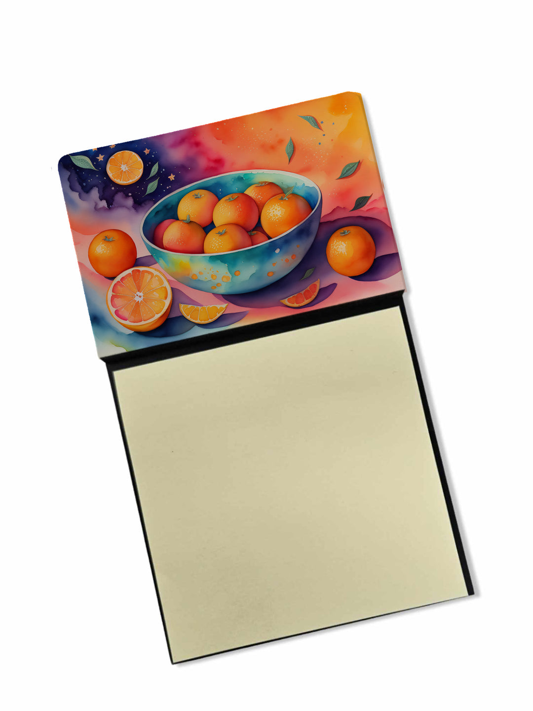 Colorful Oranges Sticky Note Holder Image 1