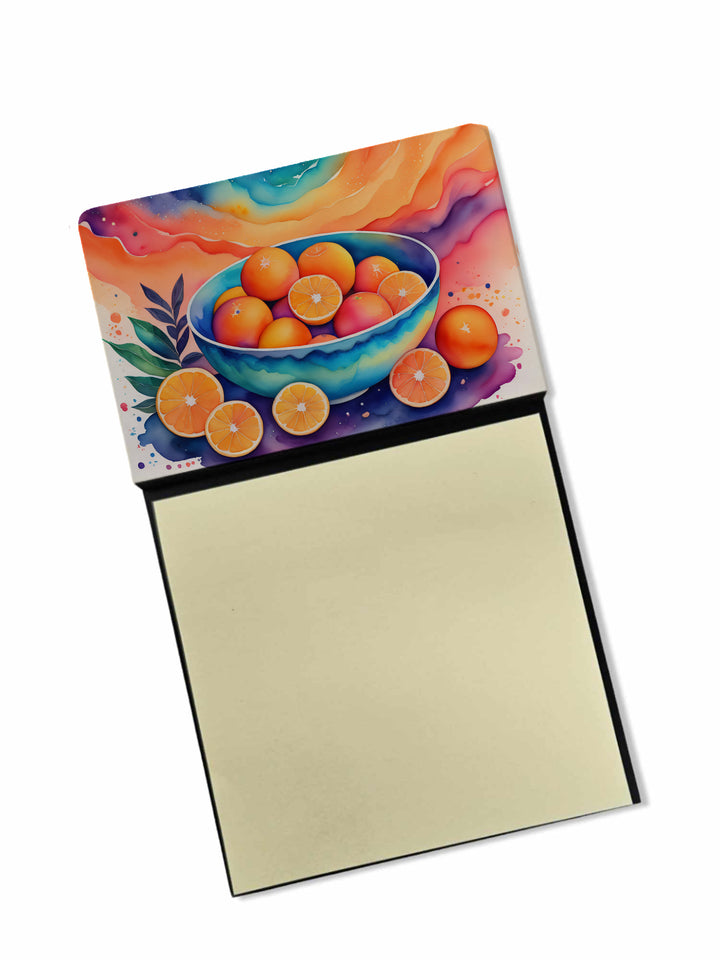 Colorful Oranges Sticky Note Holder Image 1