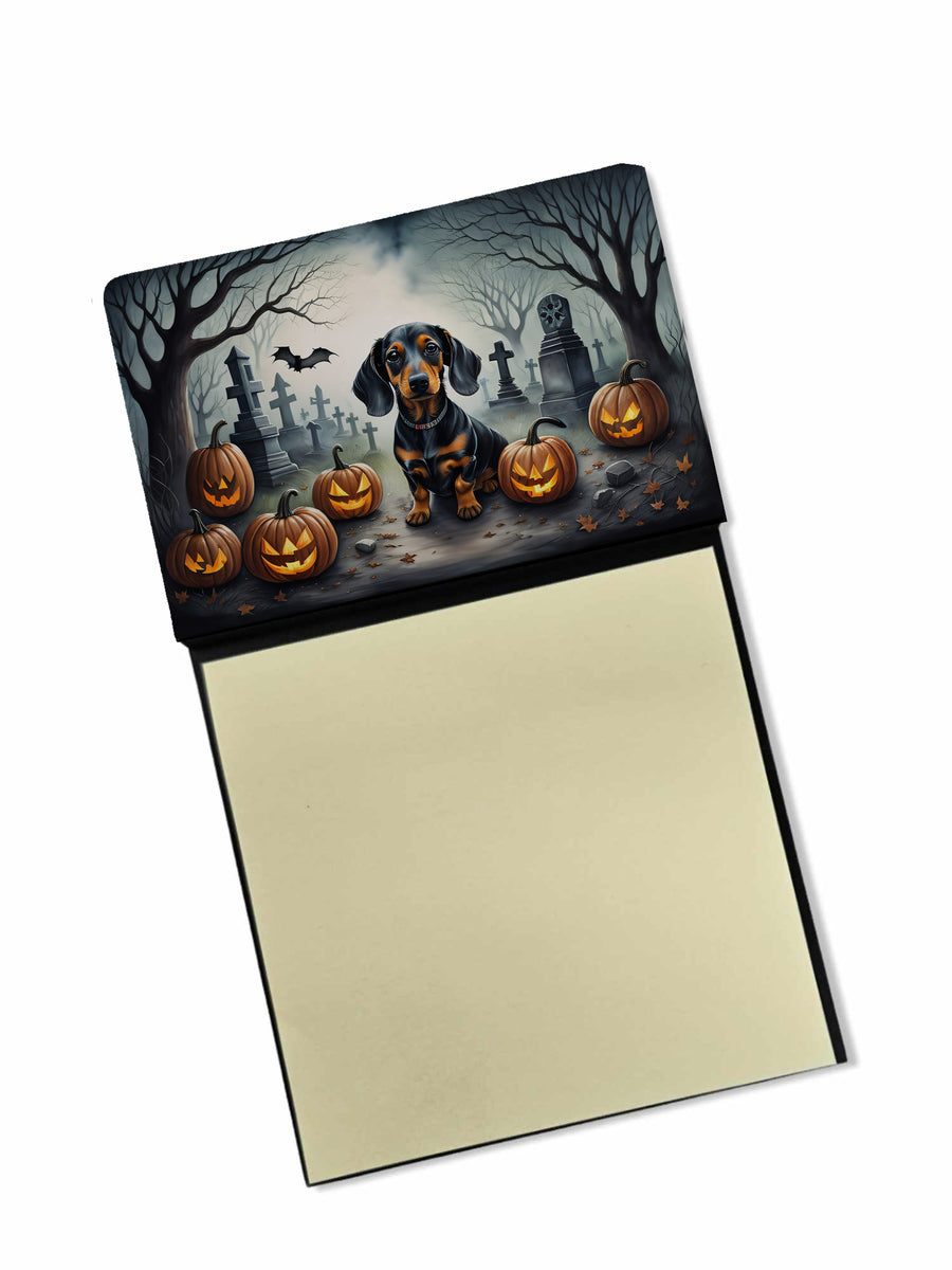 Dachshund Spooky Halloween Sticky Note Holder Image 1