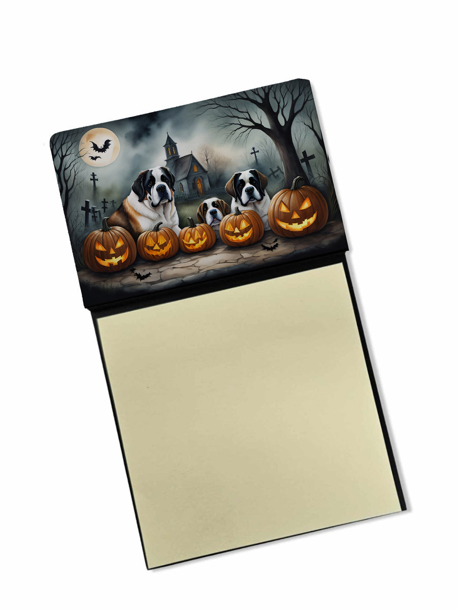 Saint Bernard Spooky Halloween Sticky Note Holder Image 1