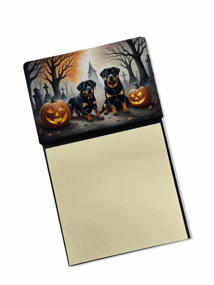 Rottweiler Spooky Halloween Sticky Note Holder Image 1