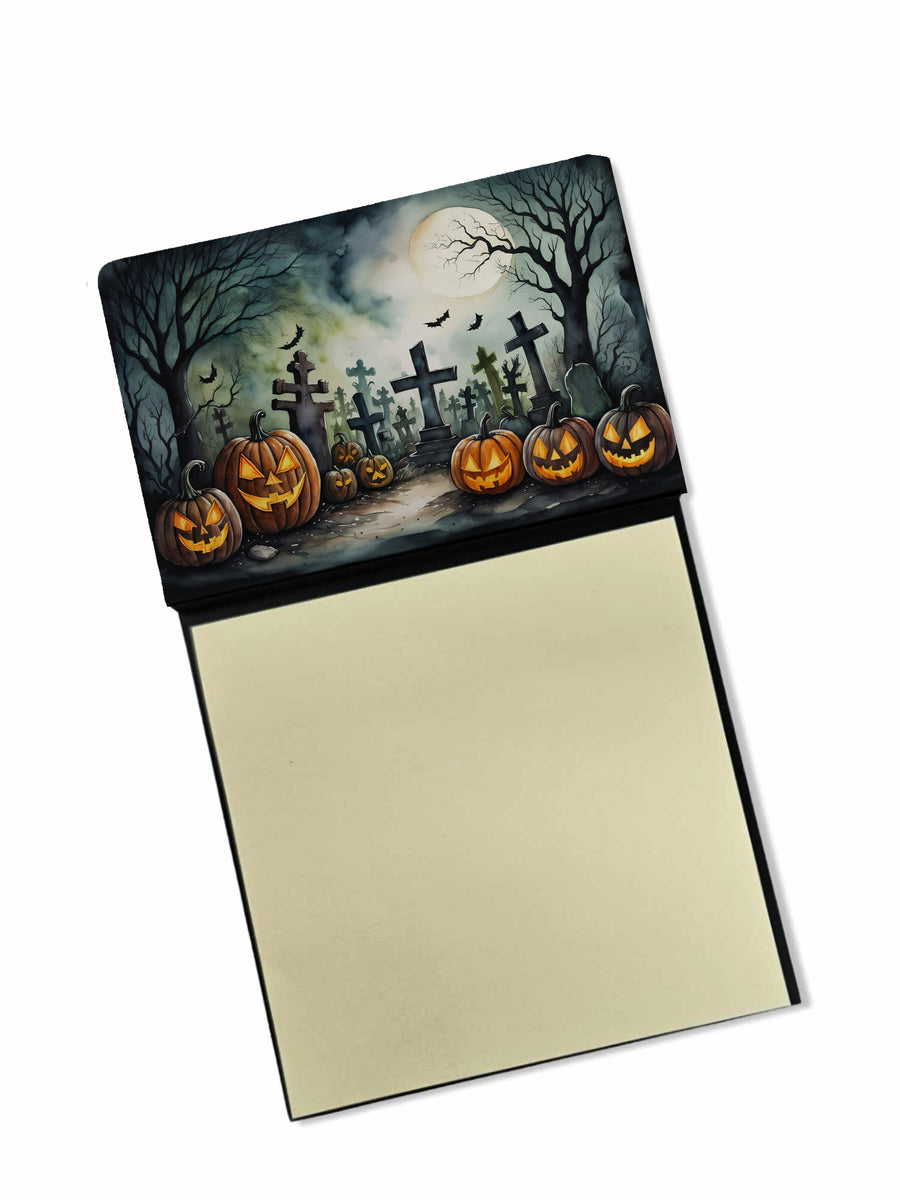 Graveyard Spooky Halloween Sticky Note Holder Image 1