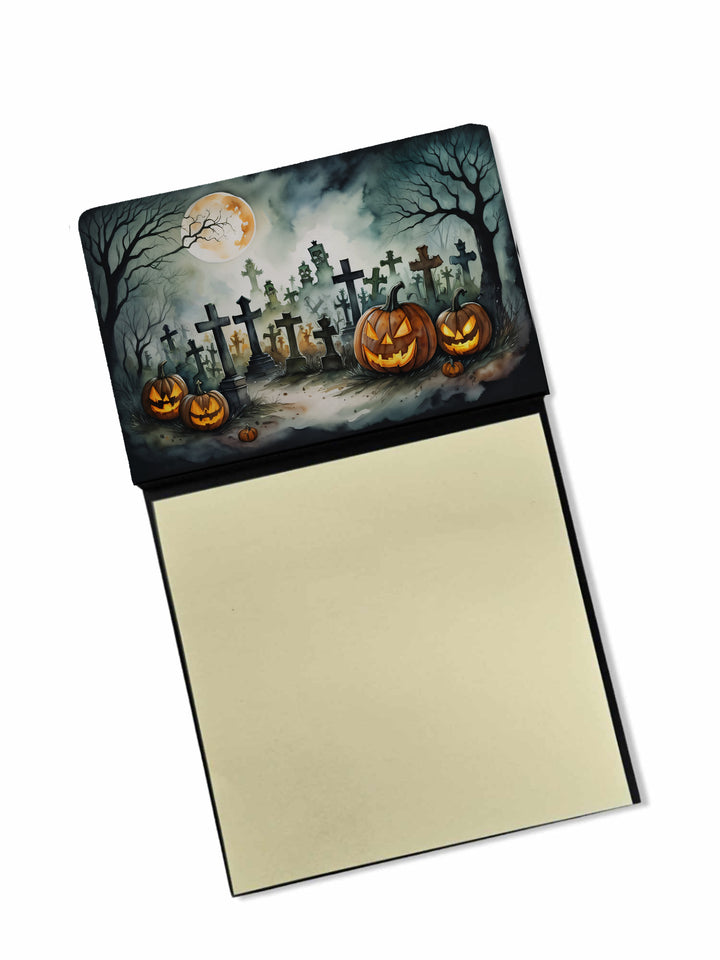 Graveyard Spooky Halloween Sticky Note Holder Image 1