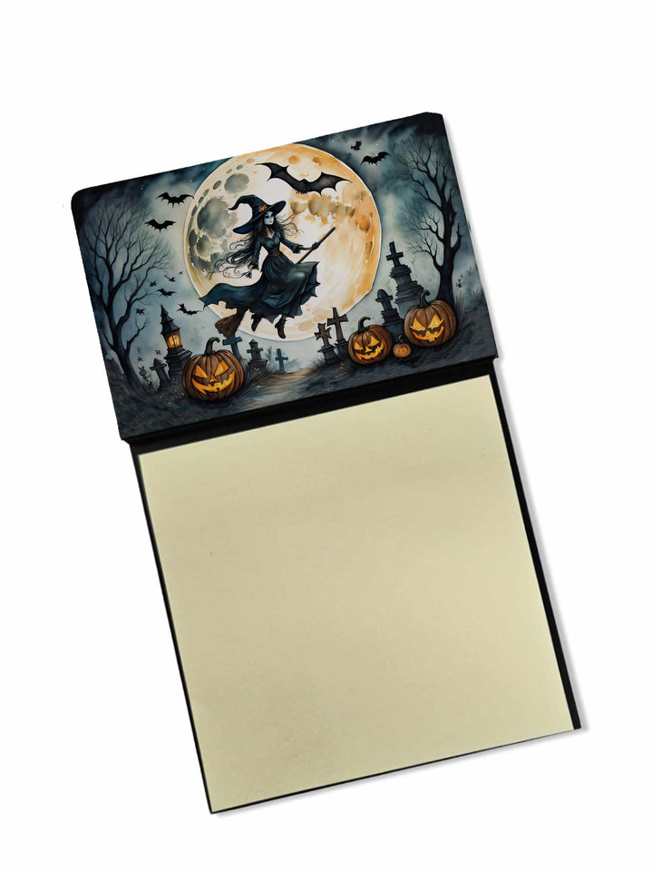 Flying Witch Spooky Halloween Sticky Note Holder Image 1