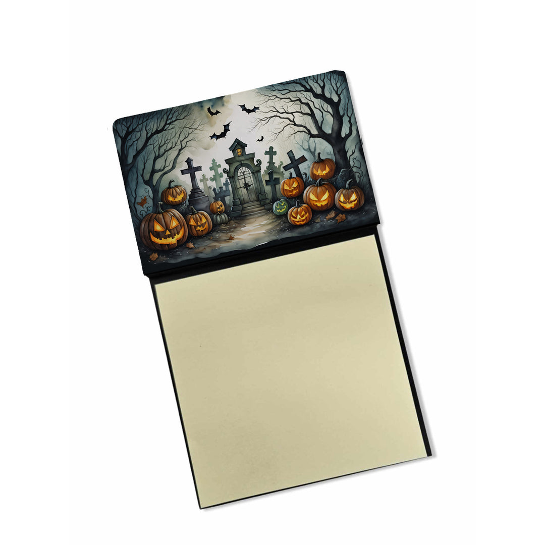 Graveyard Spooky Halloween Sticky Note Holder Image 1