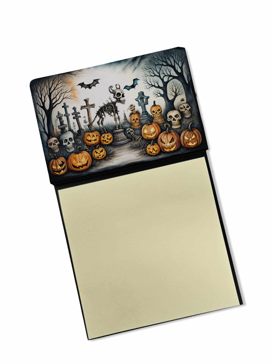 Pet Cemetery Spooky Halloween Sticky Note Holder Image 1
