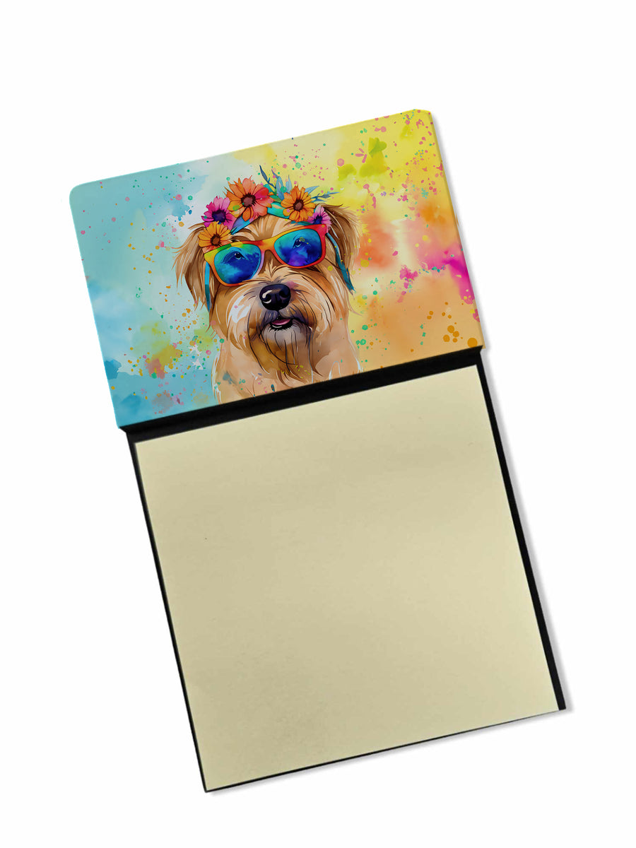 Cairn Terrier Hippie Dawg Sticky Note Holder Image 1